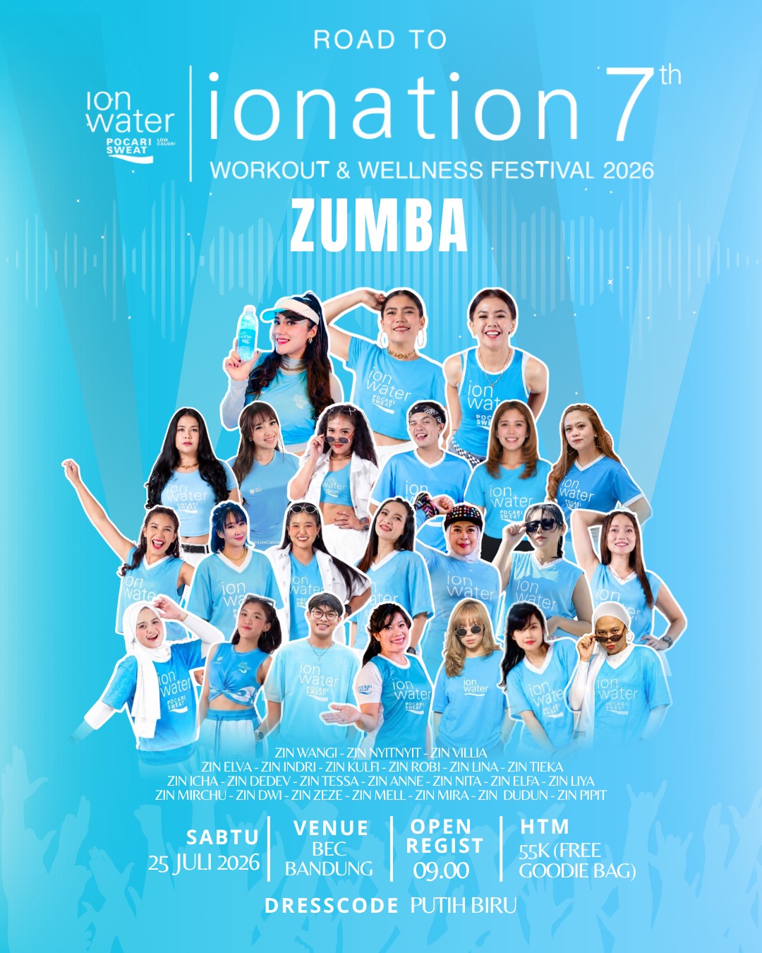 ZUMBA WITH ZIN AYU NAKULA BANDUNG - COMMUNITY ATTACK ROAD TO IONATION 2026